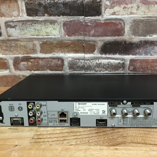 即日受渡❣️SHARPアクオス2番組同時録画ブルーレイレコーダー13500円