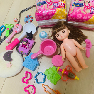 女の子セット メルちゃん 水遊びパンツ ポシェットなど　おもちゃ
