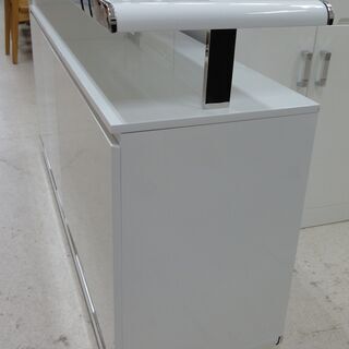 キッチンカウンター ホワイト ロータイプ【ユーズドユーズ名古屋天白店】 J493