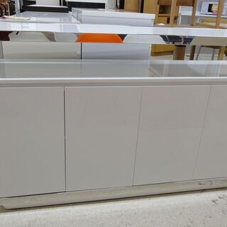 キッチンカウンター ホワイト ロータイプ【ユーズドユーズ名古屋天白店】 J493