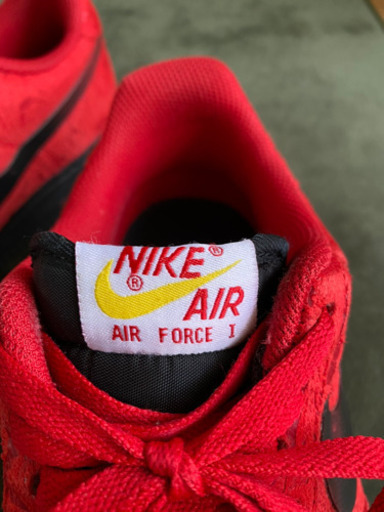 NIKE エアフォース1 限定スウェード花柄
