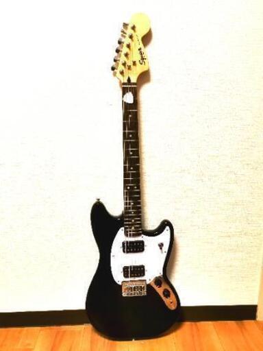 半額 Squier by Fender エレキギター Bullet® Mustang® HH, Laurel Fingerboard, Black