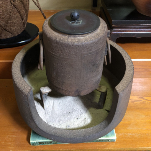 茶道　湯釜