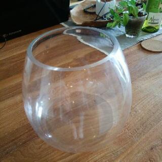 23センチのガラス鉢です