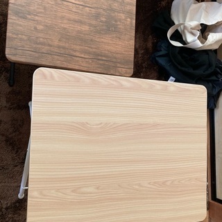 折り畳み式テーブル　ライトブラウン