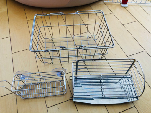ニトリのステンレスバスケット スポンジラック レックの歯ブラシスタンド ミクロ 石川町の家庭用品 その他 の中古あげます 譲ります ジモティーで不用品の処分