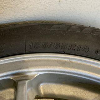 取引中]バリ山 スタッドレス 155/65R14 4.5J+46 ブリザック 4穴