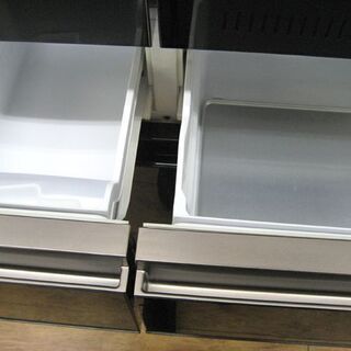 475L 2015年製 6ドア冷蔵庫 日立 真空チルド R-G4800E クリスタル 