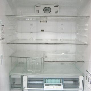475L 2015年製 6ドア冷蔵庫 日立 真空チルド R-G4800E クリスタル