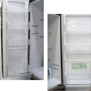 475L 2015年製 6ドア冷蔵庫 日立 真空チルド R-G4800E クリスタル 