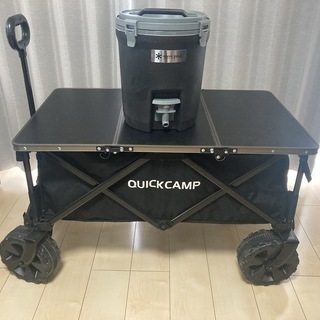 クイックキャンプ　キャリーワゴン＆ワゴンテーブル　超人気商品