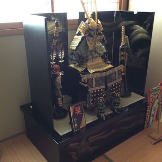 5月人形 中古 台付 フルセット