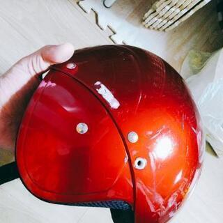 《取引終了》値下げしました☆赤いジェットヘルメット☆【ヘルメット】