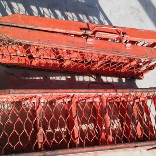 ラダーレール（カースロープ） スチール製（2セット） 短尺 中古品