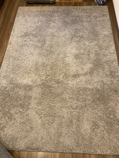 あげます ニトリウィルトン織りシャギーラグモカ0円 まる 木場のカーペット マット ラグの中古あげます 譲ります ジモティーで不用品の処分