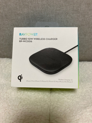 ②新品未使用　未開封　ワイヤレス充電器