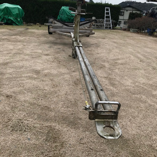 【オンラインショップ】 船台 骨組みオールステンレス 19フィート〜21フィートぐらい？ その他