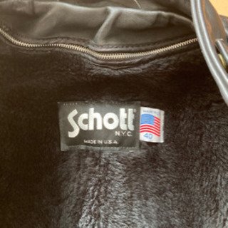 【美品】schott シングルライダース