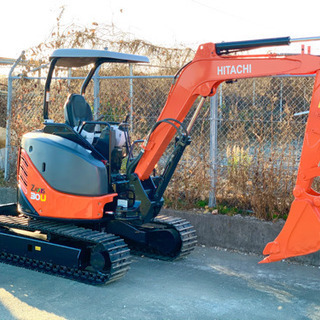 日立　ミニ　ユンボ　油圧ショベルカー　日立 ZX30U-3  倍速付き  鉄キャタ　3トンクラス　陸送も可能