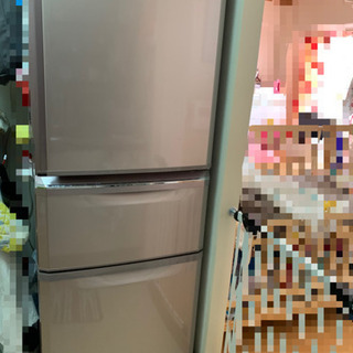 美品！三菱　ノンフロン冷凍冷蔵庫　370L