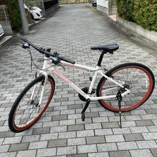 クロスバイク　自転車　scott alloy 6061　24段変速　サイドスタンド付き