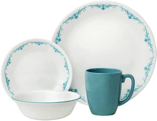 新品！75%OFF コレール 16点 4種セット ガーデンレース CORELLE 耐熱強化ガラス オーブン 食洗器