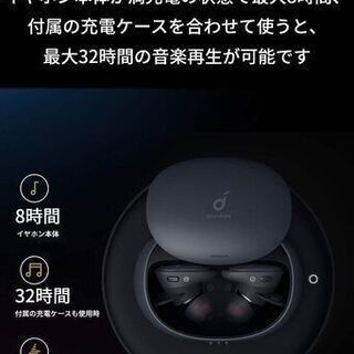 【新品】Anker Soundcore Liberty 2 Pro（ワイヤレスイヤホン Bluetooth 5.0）【完全ワイヤレスイヤホン / IPX4防水規格 / 最大32時間音楽再生 / Qualcomm aptX™ / ワイヤレス充電対応 / Siri対応 / マイク内蔵 / PSE認証済】ブラック②