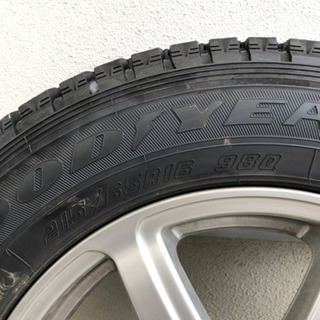 商談中　ダンロップ　スタッドレスタイヤ ホイールつき　4本セット　215/65R16