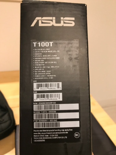 【値下げ】タブレットパソコン　NEC ASUS TransBook T100T