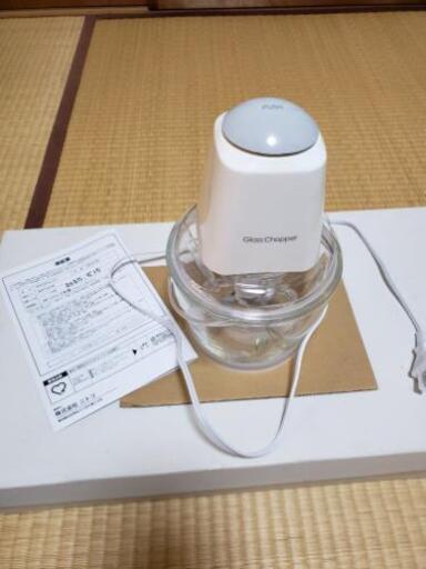 ニトリガラスチョッパー 電動 まぁまぁ 大宮のキッチン家電 フードプロセッサー の中古あげます 譲ります ジモティーで不用品の処分 ニトリガラスチョッパー 電動 まぁまぁ 大宮のキッチン家電 フードプロセッサー の中古あげます 譲ります ジモティーで不用品の処分