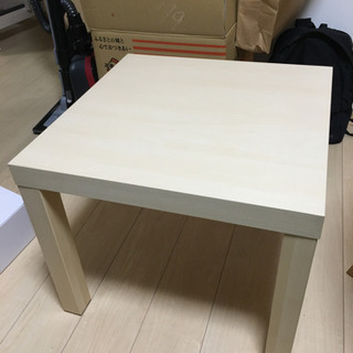 IKEA  サイドテーブル　木目調