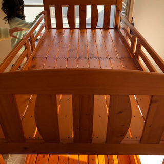 【引き取り決定】木製２段ベッド