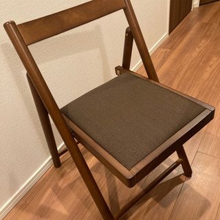 ニトリ　木製チェア　折りたたみ椅子