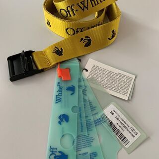 OFF WHITE NEW LOGO INDUSTRIAL BELT
