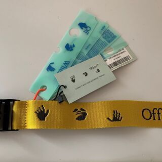 OFF WHITE NEW LOGO INDUSTRIAL BELT