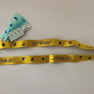 OFF WHITE NEW LOGO INDUSTRIAL BELT