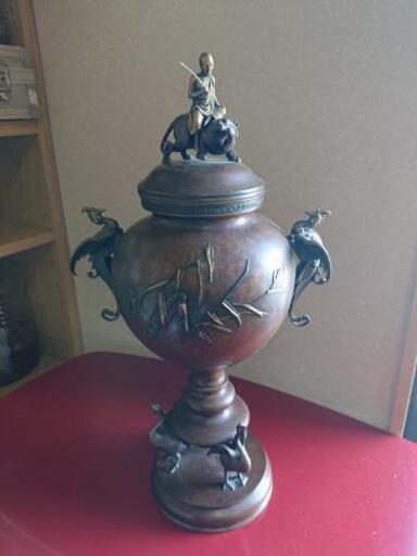 骨董品 銅壺 詳細不明