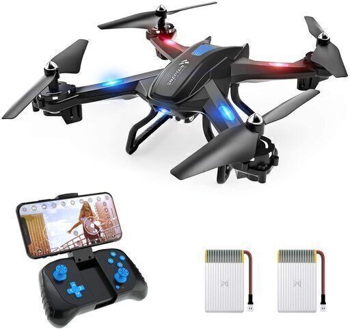 【新品】SNAPTAIN ドローン カメラ付き バッテリー2個付き 飛行時間15分 室内向け 200g未満 WIFI FPV リアルタイム 720P HDカメラ 高度維持機能 体感モード 3D VRサポート ワンキー起動/着陸 初心者 子供に対応可能S5C5②