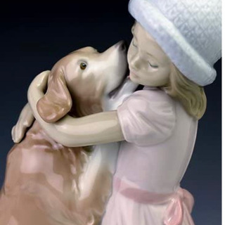 LLADRO リヤドロ 陶器オブジェ 「待ってたよ」新品未使用