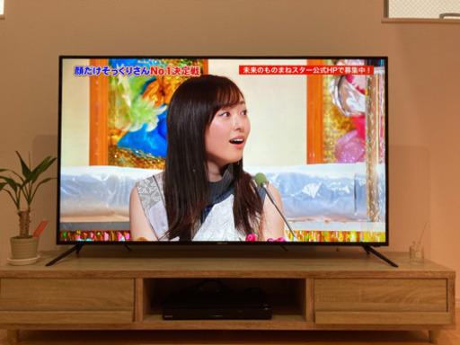 破格！65インチ！超大型！モニター、テレビ台セット