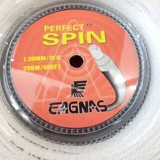 ▶EAGNAS 硬式テニス ガット PERFECT SPIN 1.30mm/16G テニス ガット ペイペイ対応 札幌市西区西野
