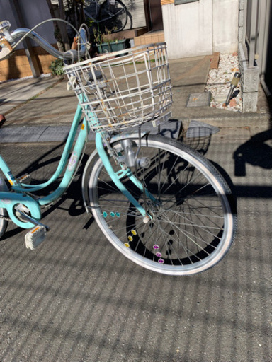 値下げ&早い者勝ち！ブリヂストン リコリーナ 24インチ ミントブルー