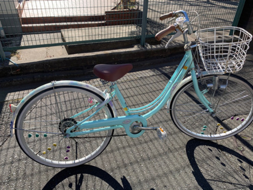 値下げ&早い者勝ち！ブリヂストン リコリーナ 24インチ ミントブルー