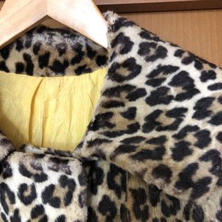 原宿購入 ビンテージ40s50sレオパードコート