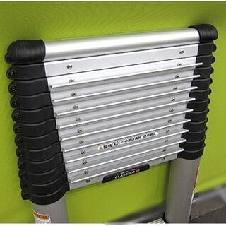 札幌【長谷川工業 伸縮はしご 3.80m】HPS-38BD アルミ合金 テレスコピックラダー コンパクト ハシゴ 梯子 建築 園芸 ガーデニング ハセガワ HASEGAWA 北20条店