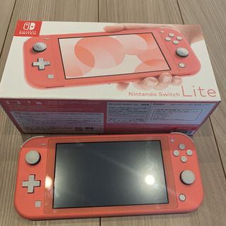 【ネット決済・配送可】Nintendo Switch lite ピンク