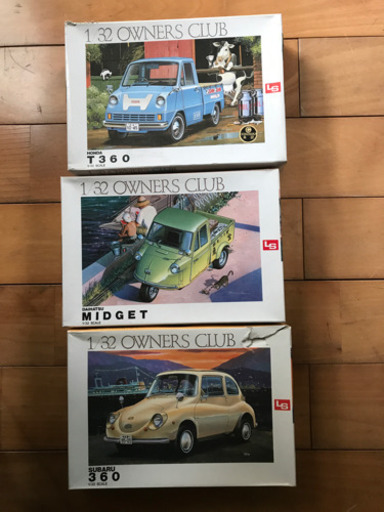 1/32 スバル360 ダイハツミゼット ホンダT360
