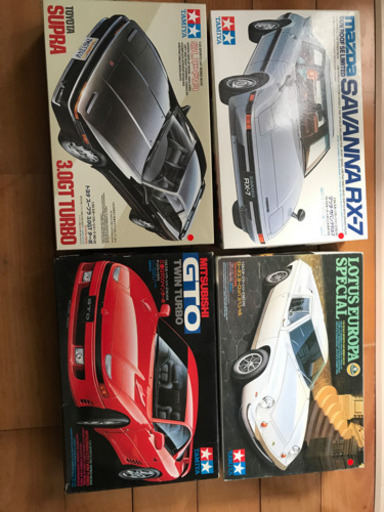1／24 スープラ　サバンナRX-7   GTO  ロータスヨーロッパ