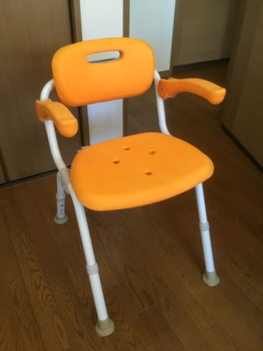 介護風呂椅子、オレンジ、畳式 (パナソニック)