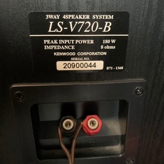 フロアースピーカー　KENWOOD LS-V720-B　左右セット